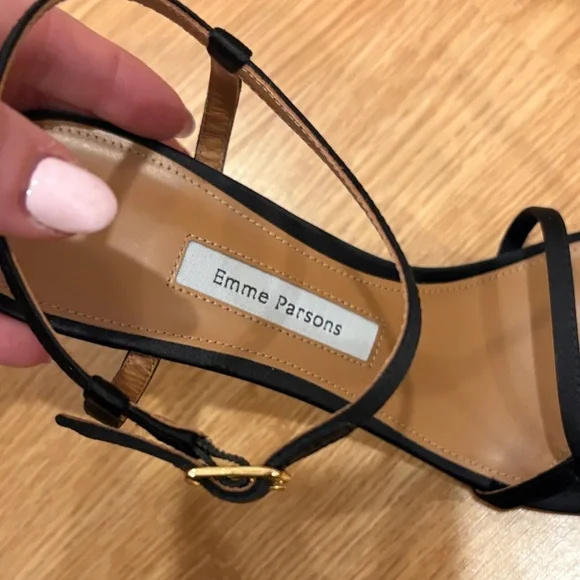 Elegant Black Strappy Sandals by Emma Preston - Picture 2 of 6